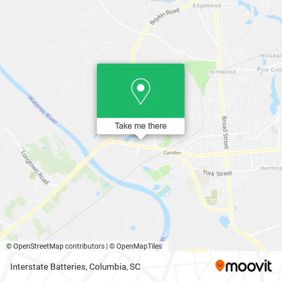 Interstate Batteries map