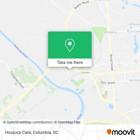 Hospice Care map