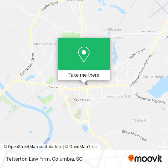 Mapa de Tetterton Law Firm