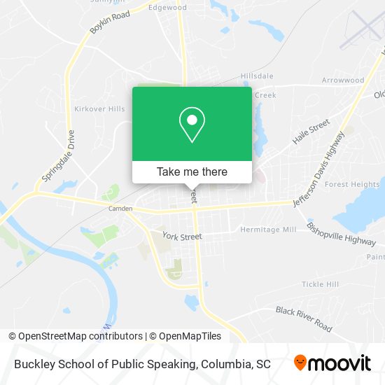 Buckley School of Public Speaking map