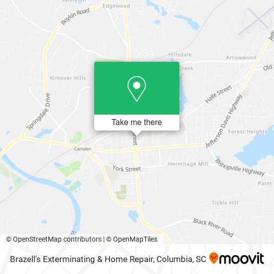 Mapa de Brazell's Exterminating & Home Repair