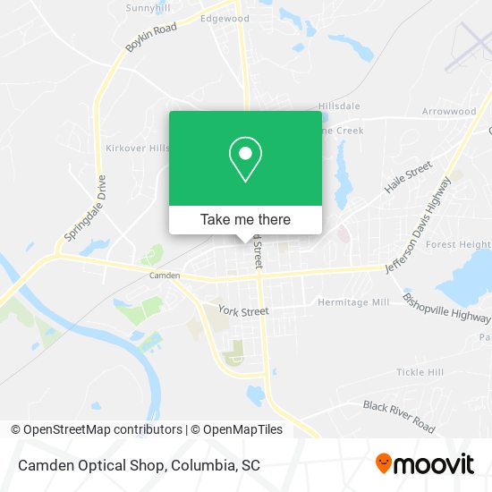 Camden Optical Shop map