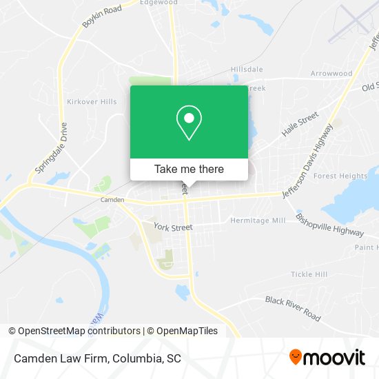 Camden Law Firm map