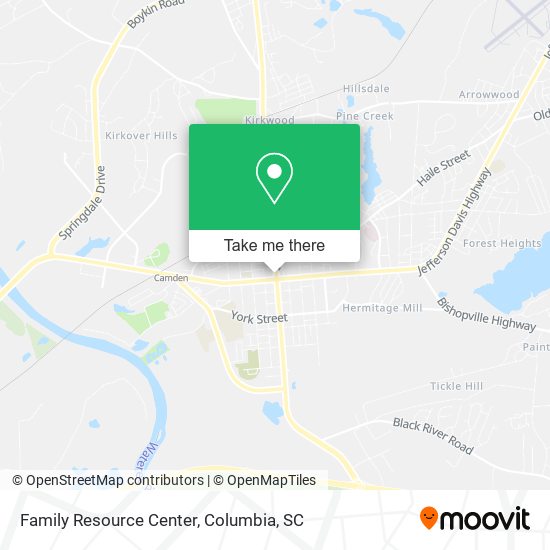 Family Resource Center map