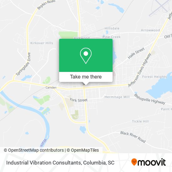 Industrial Vibration Consultants map