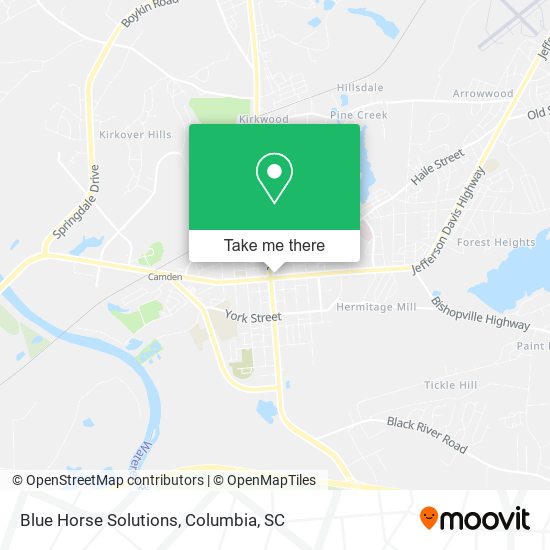 Blue Horse Solutions map