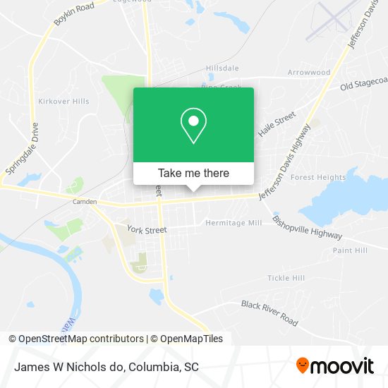 James W Nichols do map