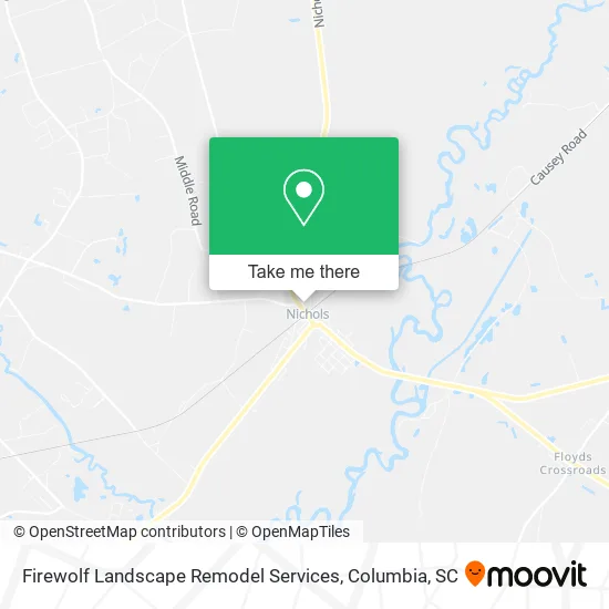 Firewolf Landscape Remodel Services map