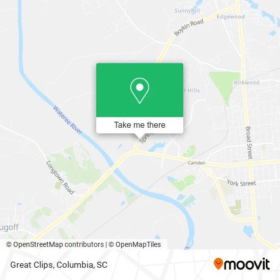 Great Clips map
