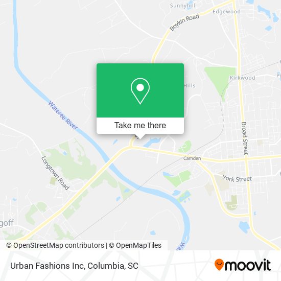 Mapa de Urban Fashions Inc