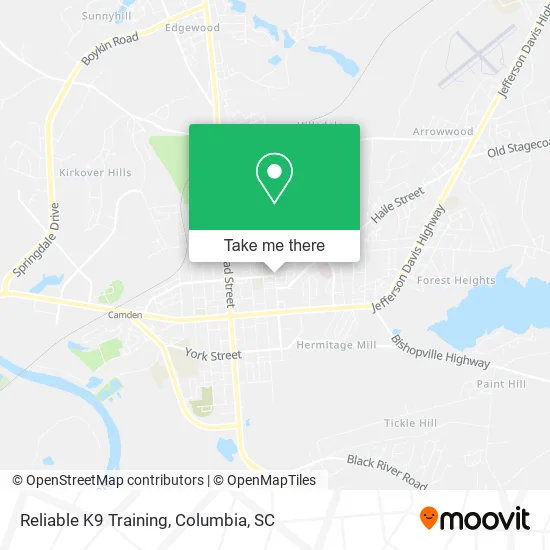 Reliable K9 Training map