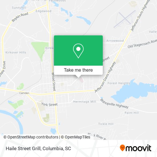 Haile Street Grill map