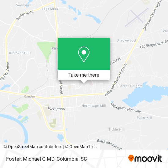 Foster, Michael C MD map