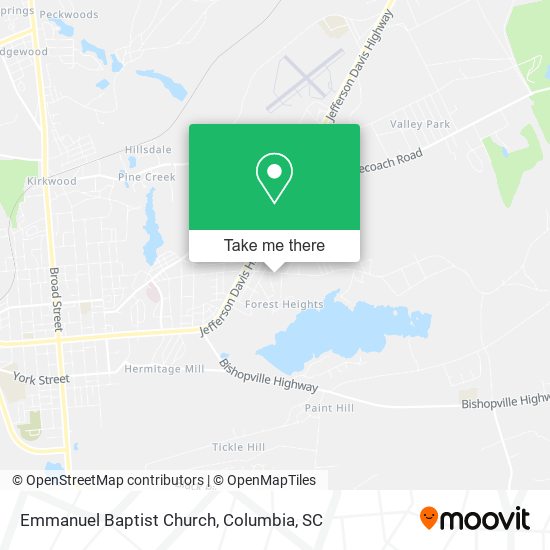 Emmanuel Baptist Church map