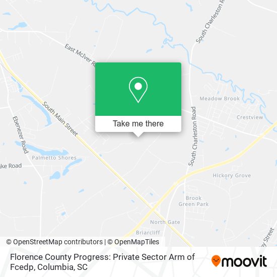 Mapa de Florence County Progress: Private Sector Arm of Fcedp