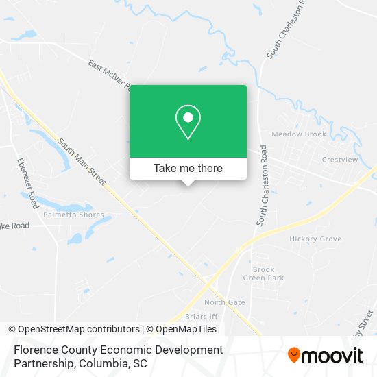 Mapa de Florence County Economic Development Partnership