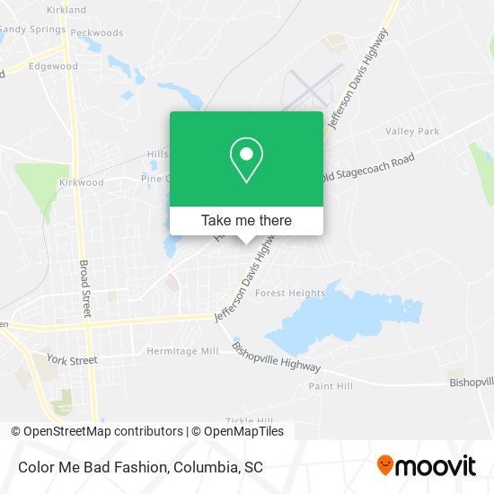 Color Me Bad Fashion map