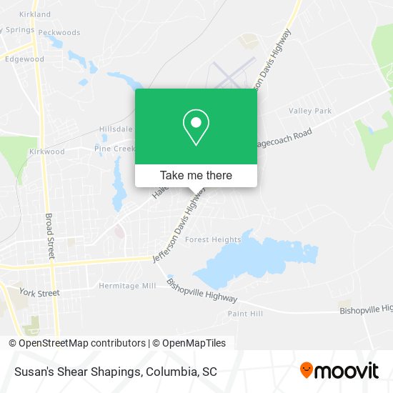 Susan's Shear Shapings map