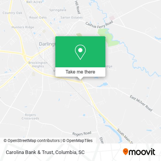 Carolina Bank & Trust map