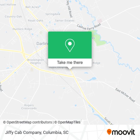 Mapa de Jiffy Cab Company