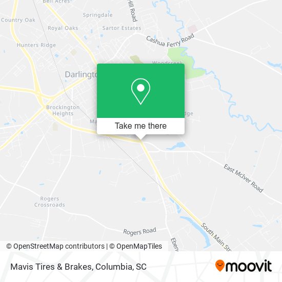 Mavis Tires & Brakes map