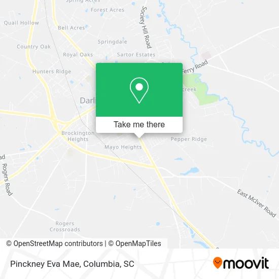 Pinckney Eva Mae map