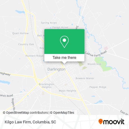 Kilgo Law Firm map