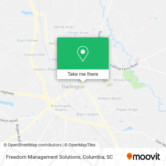 Freedom Management Solutions map