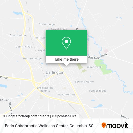 Eads Chiropractic Wellness Center map