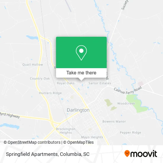 Springfield Apartments map