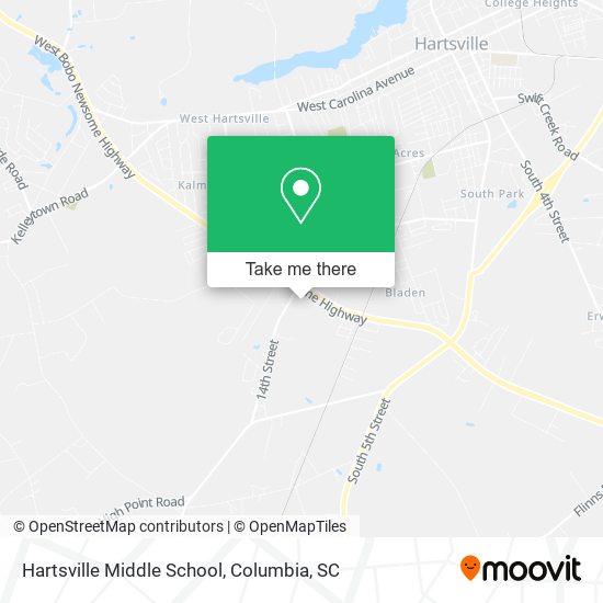 Hartsville Middle School map