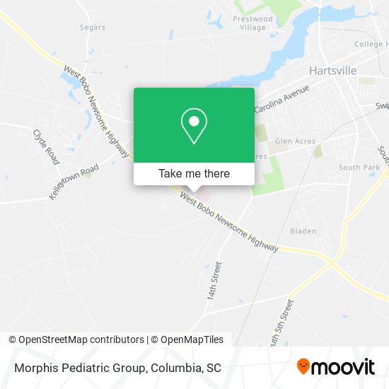 Morphis Pediatric Group map