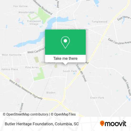 Butler Heritage Foundation map