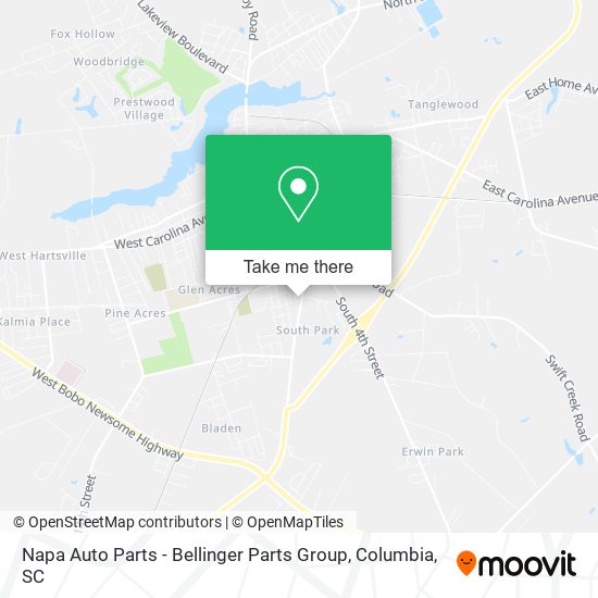 Napa Auto Parts - Bellinger Parts Group map