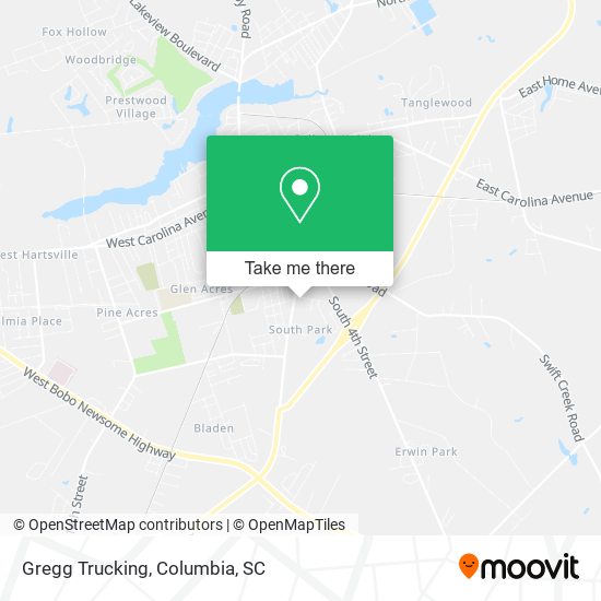 Gregg Trucking map