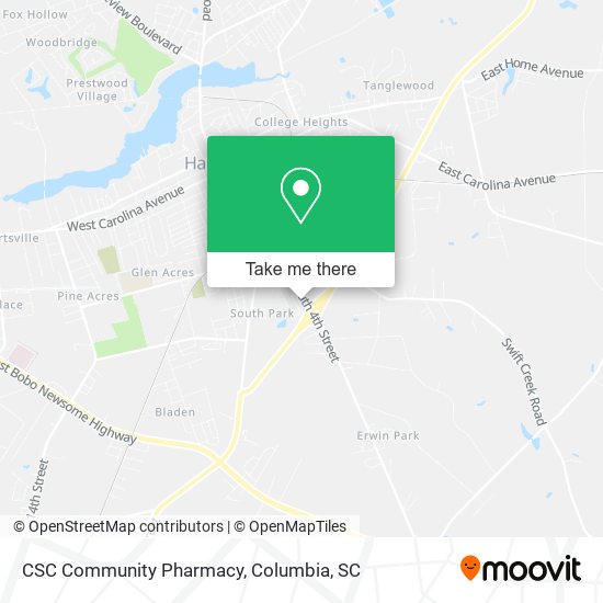 CSC Community Pharmacy map