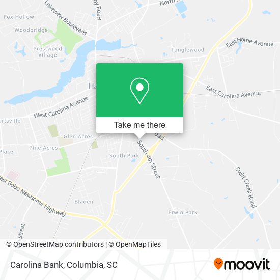 Carolina Bank map