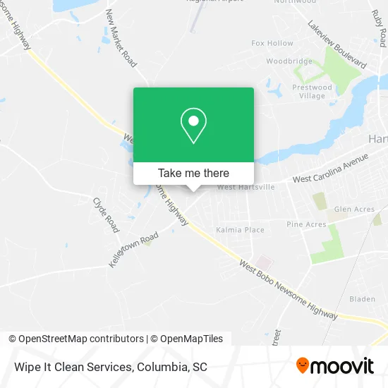 Wipe It Clean Services map