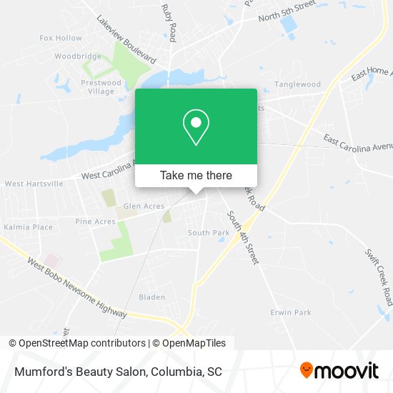 Mapa de Mumford's Beauty Salon