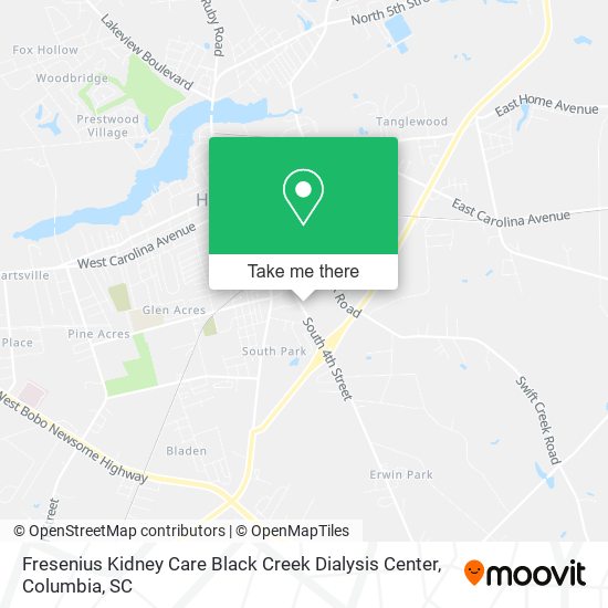 Mapa de Fresenius Kidney Care Black Creek Dialysis Center