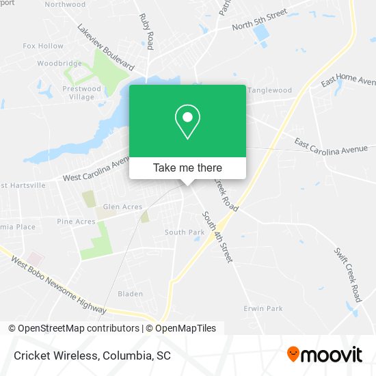 Cricket Wireless map