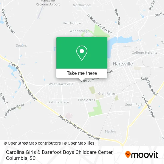 Carolina Girls & Barefoot Boys Childcare Center map