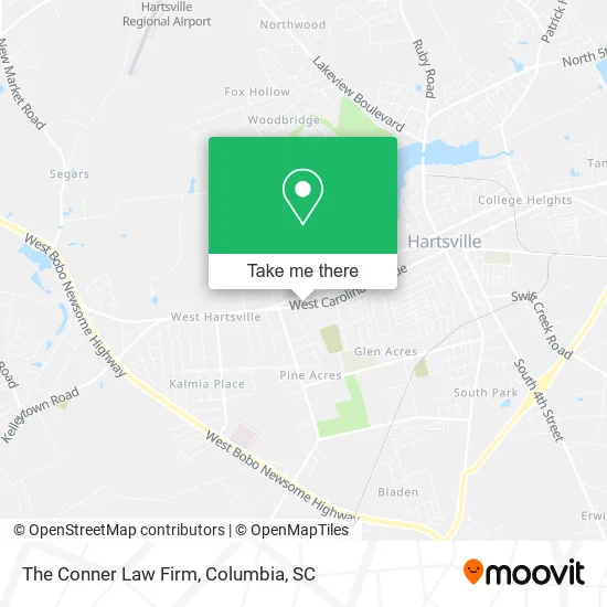 The Conner Law Firm map