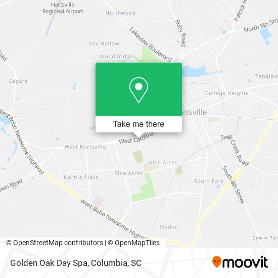 Golden Oak Day Spa map