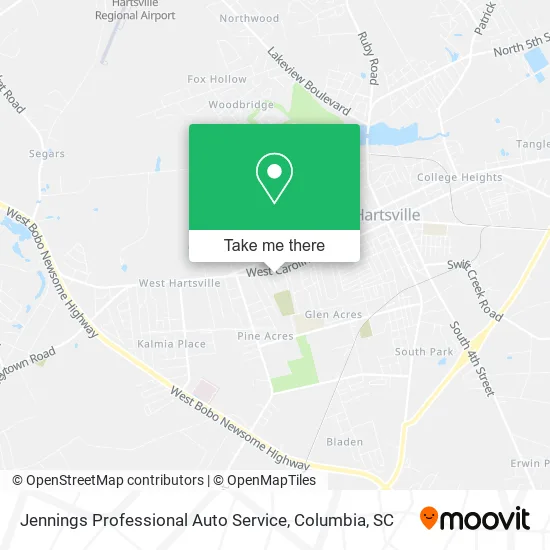 Mapa de Jennings Professional Auto Service