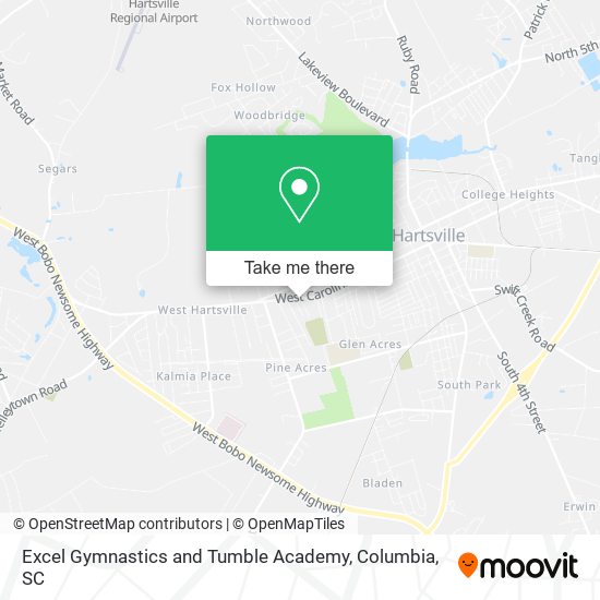Excel Gymnastics and Tumble Academy map