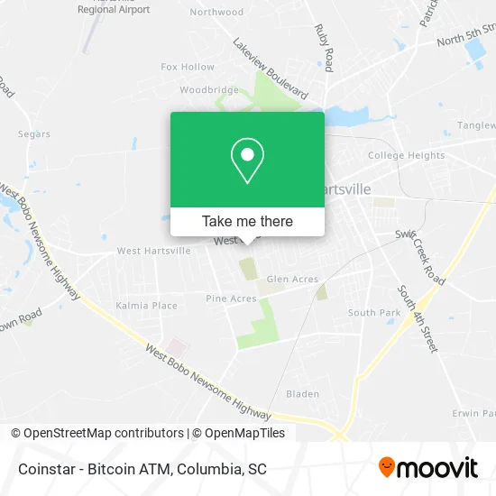 Coinstar - Bitcoin ATM map