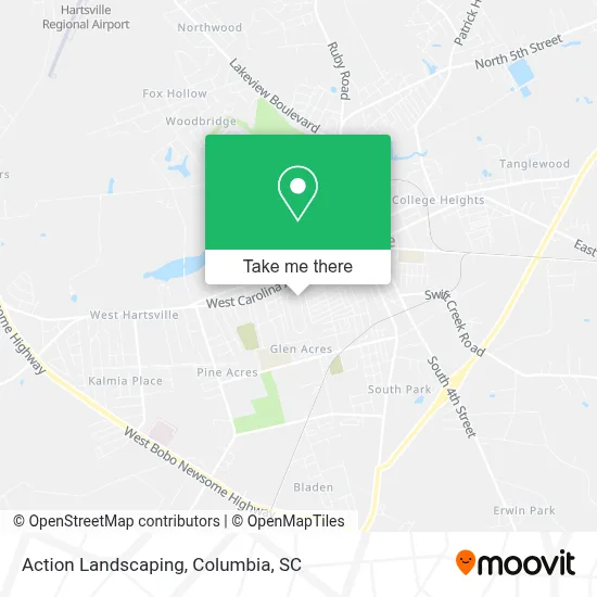 Action Landscaping map