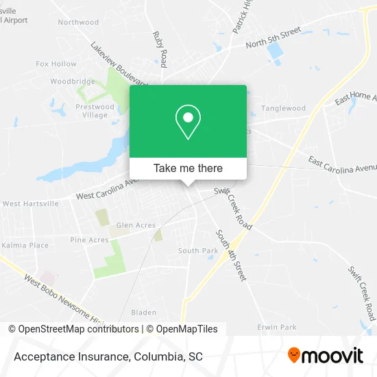 Acceptance Insurance map
