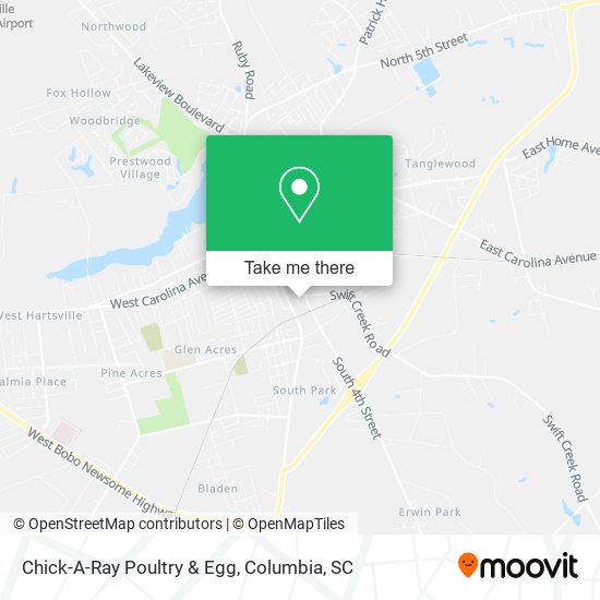 Chick-A-Ray Poultry & Egg map